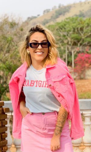 T-Shirt  Baby Girl - Azul Candy