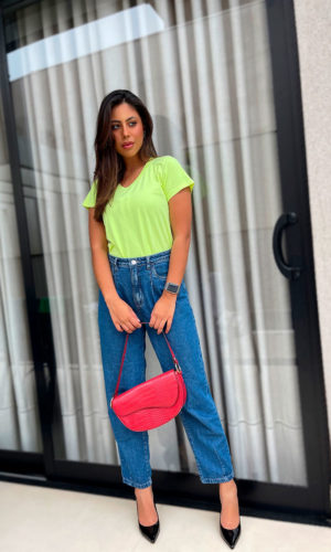 T-Shirt Gola V - Lima Neon